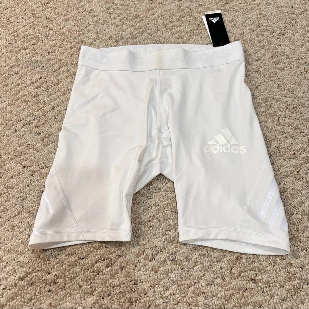 Men’s White Adidas Tights